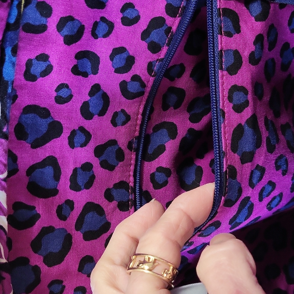 Vera Bradley African Violet Floral Print Bag pack/Laptop Bag - Picture 9 of 16